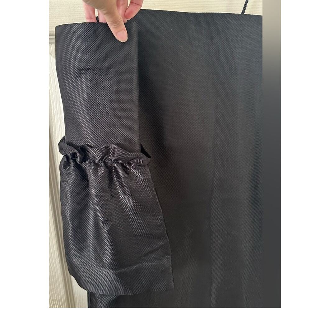The Row SS14 Archive Runway Look Layered Midi Dress Black Silk Puff Sleeve US 2 - Picture 16 of 16